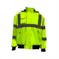 Hi vis safety jacket coveralls workwear with reflective tape